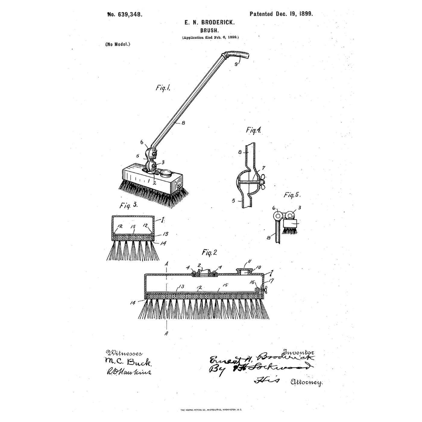 The Tank-Headed Self-Feeding Brush: Soap in the Tank, a Plate to Meter It
