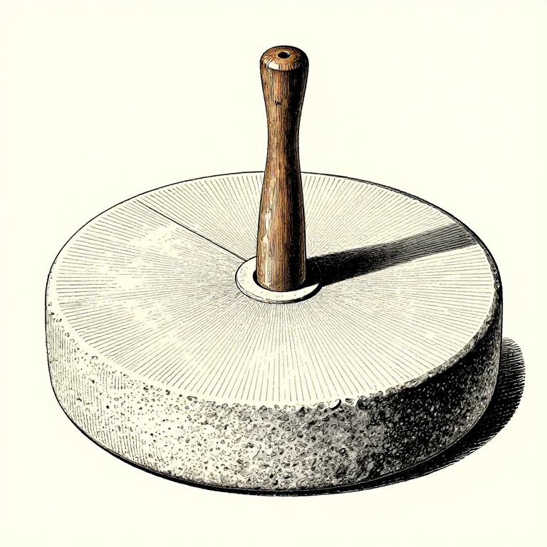 Carving a Viking Quern Stone — Hand-Grinding Grain to Flour