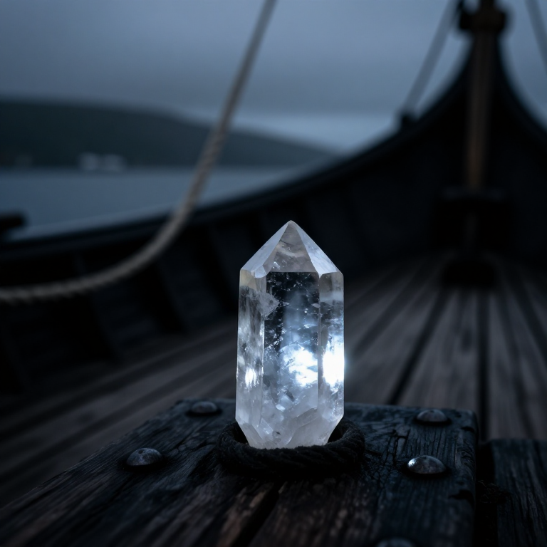 Using a Viking Sunstone — Navigating by Polarized Skylight with Iceland Spar