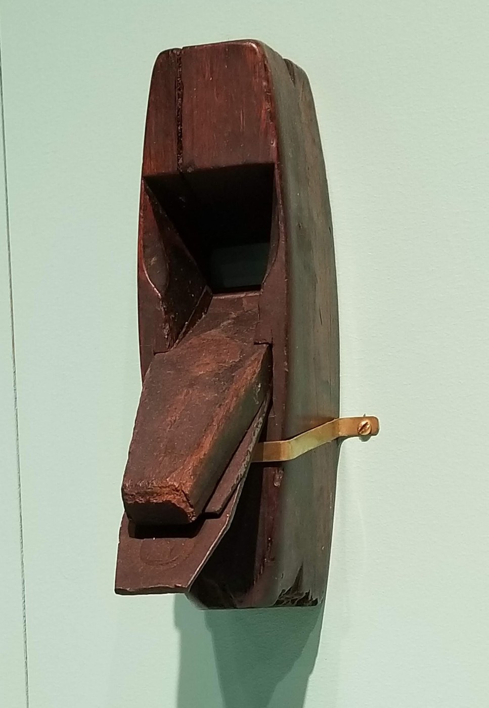 Wooden Hand Plane with a Wedged Iron